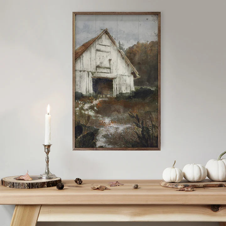 Old White Barn
