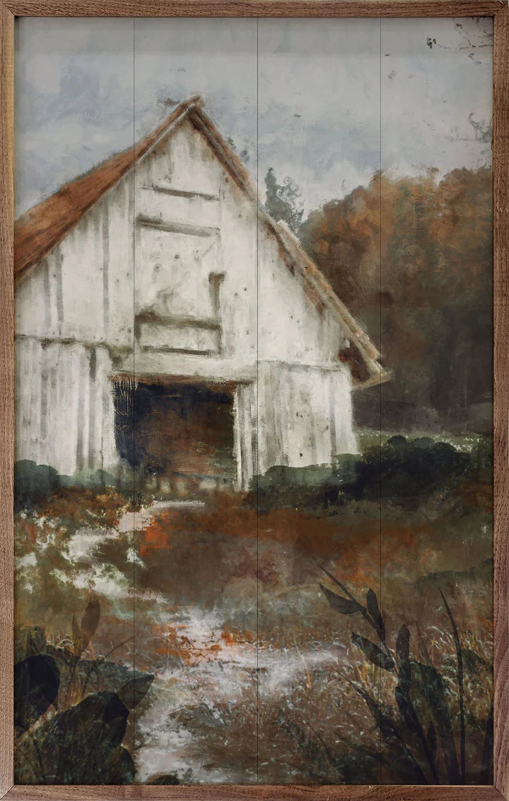 Old White Barn