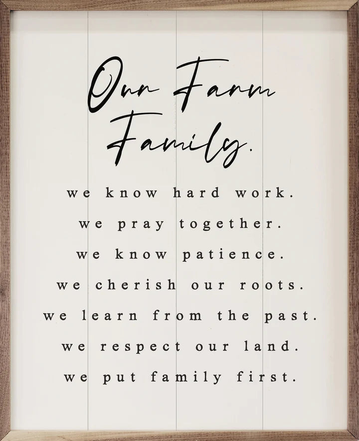 Our Farm Family