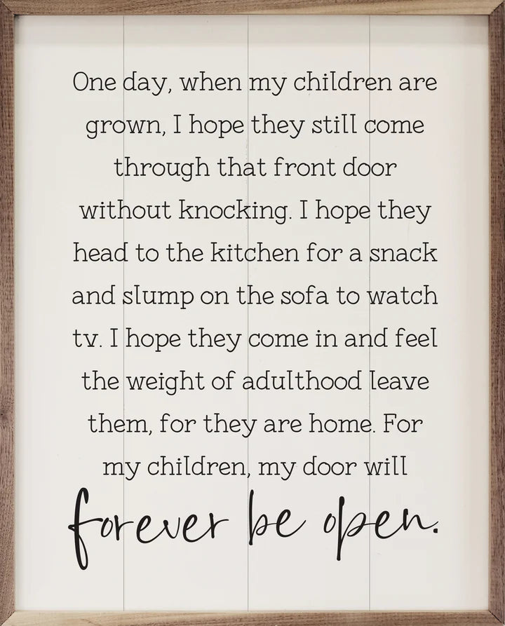When My Children Are Grown