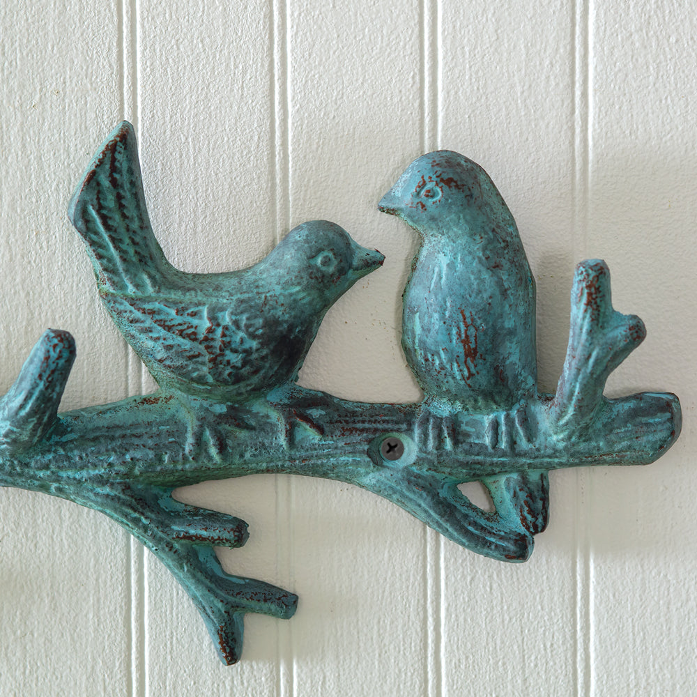 Verdigris Branch Wall Hook