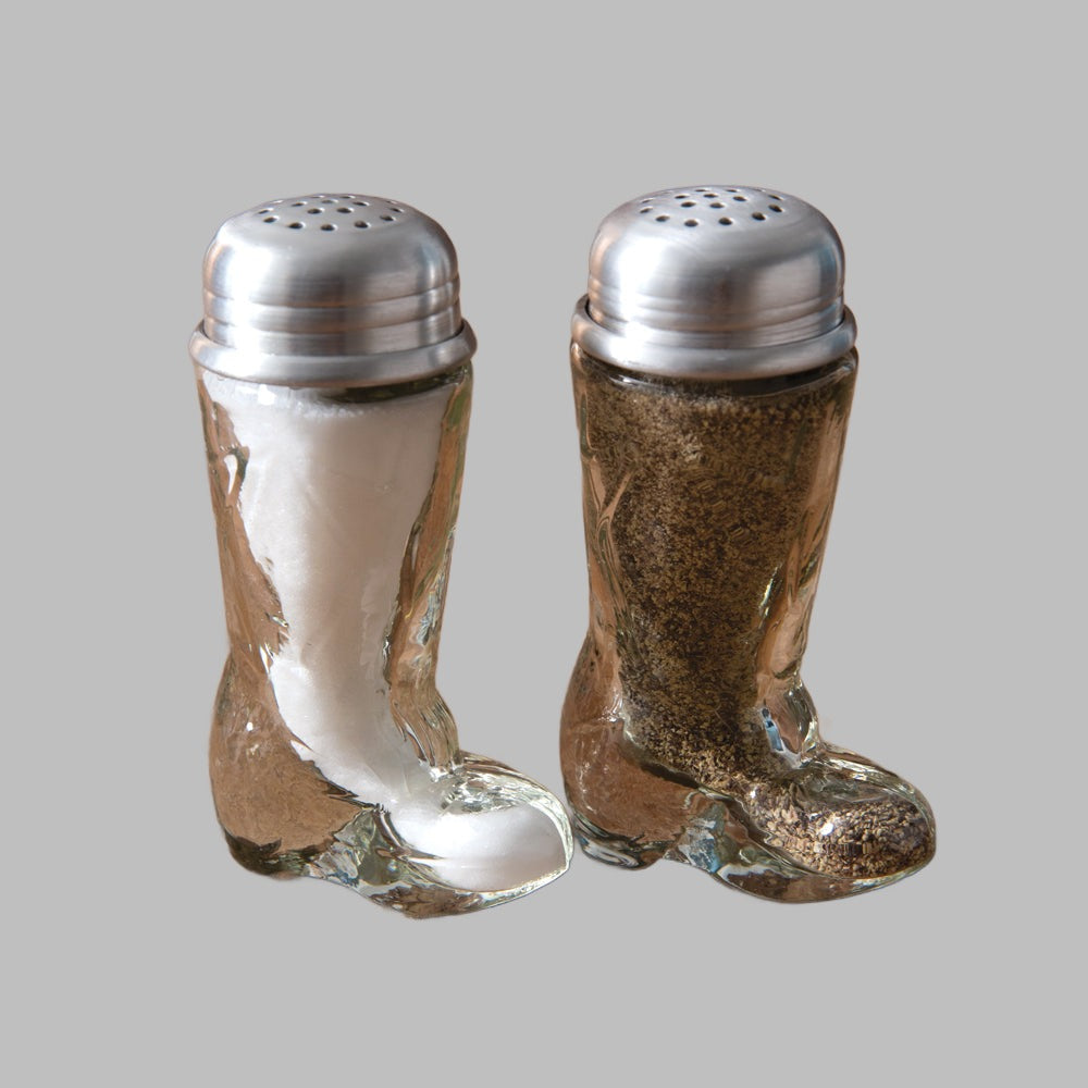 Set of Two Cowboy Salt and Pepper Shakers