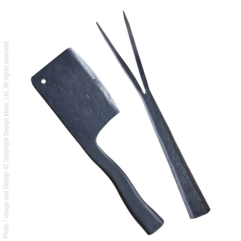 Hand Forged Cheese Knives Set of 2