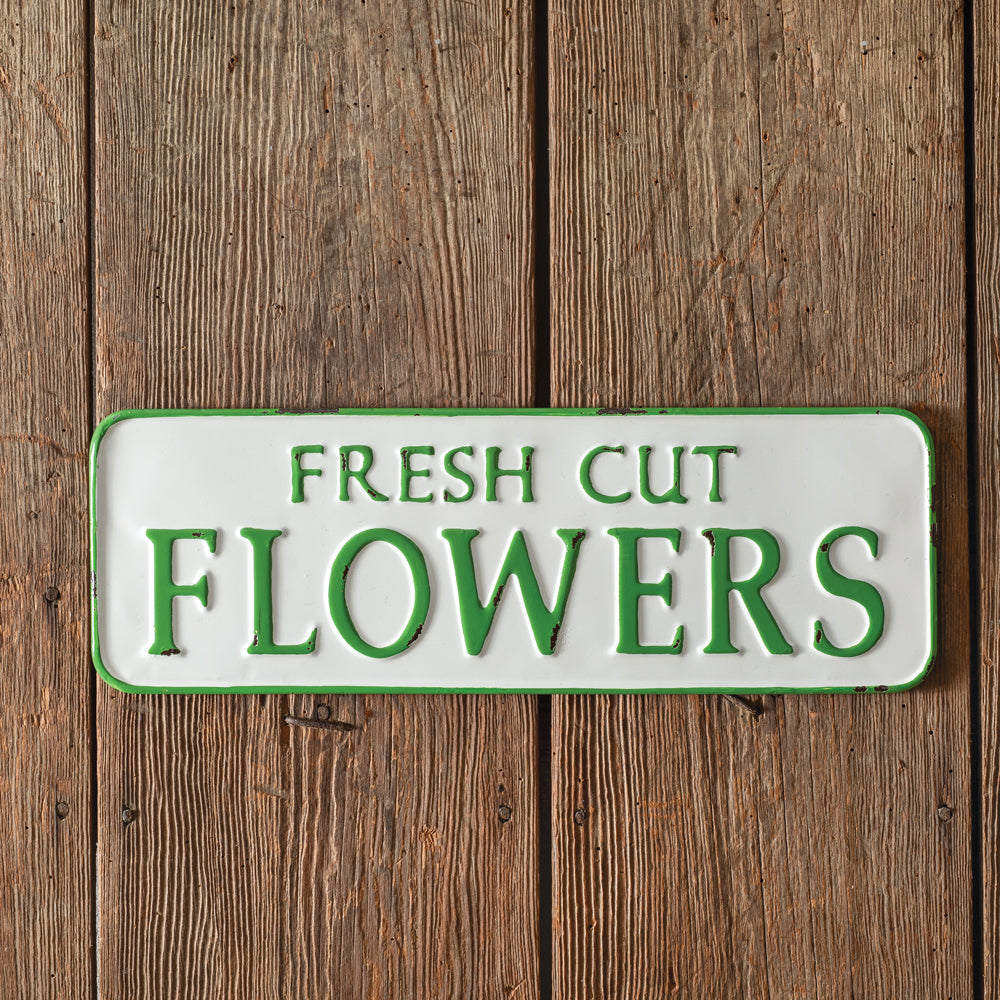 Fresh Cut Flowers Sign