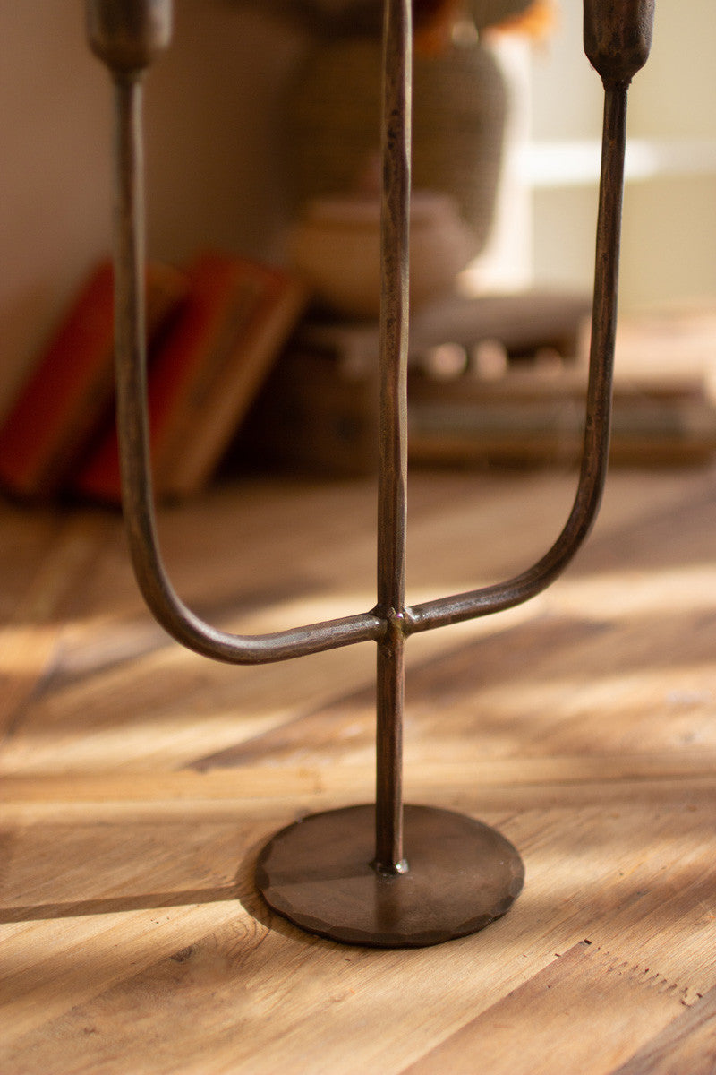 Antique Brass Taper Candelabra