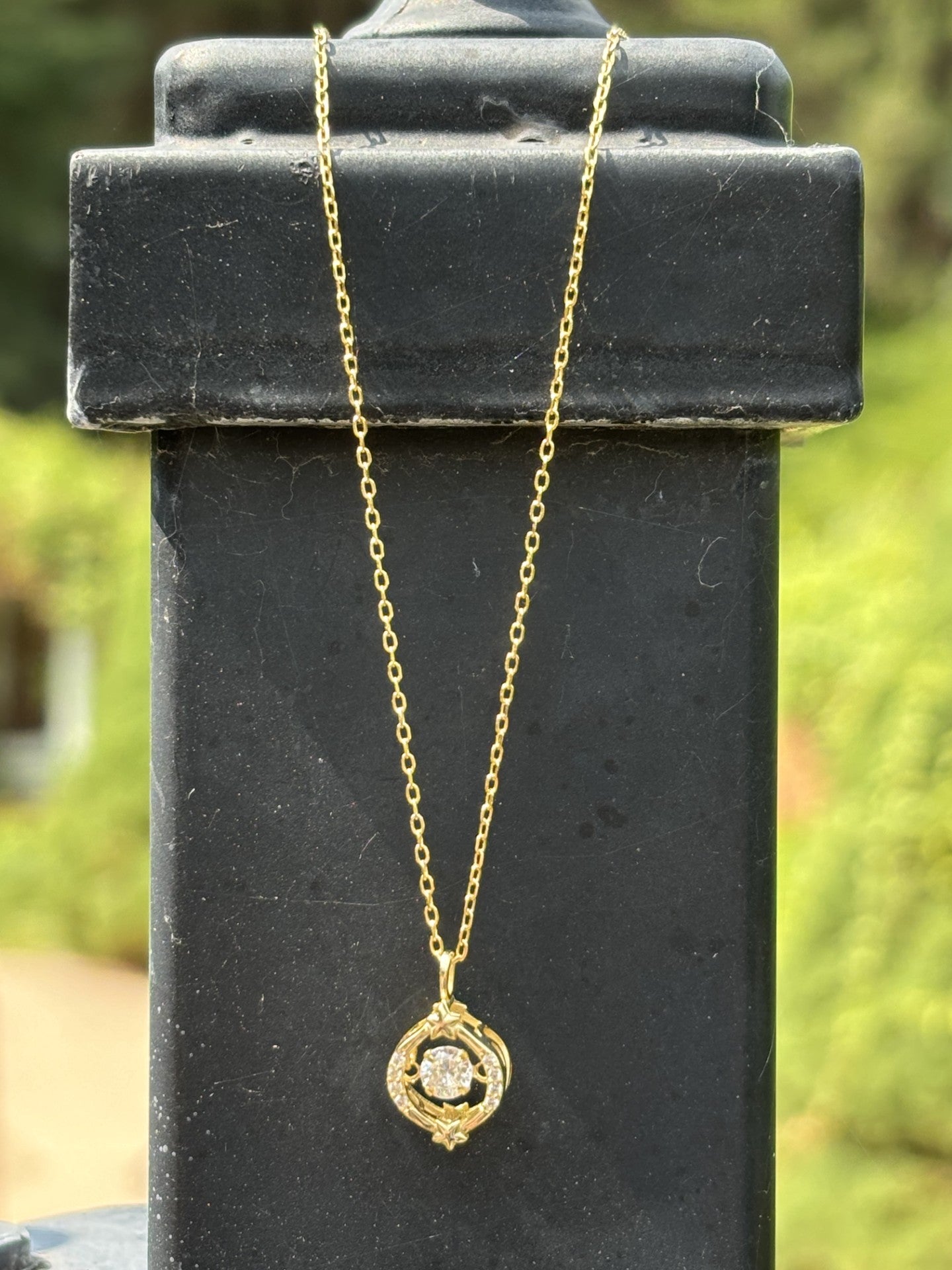 925 Sterling Silver Zirconia Necklace