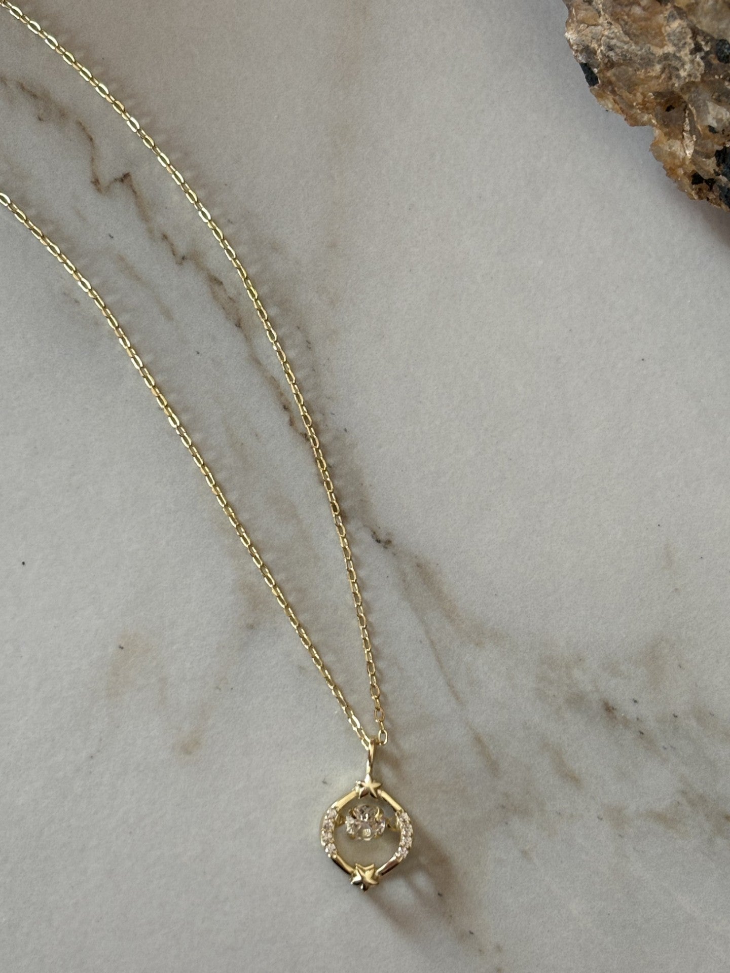 925 Sterling Silver Zirconia Necklace