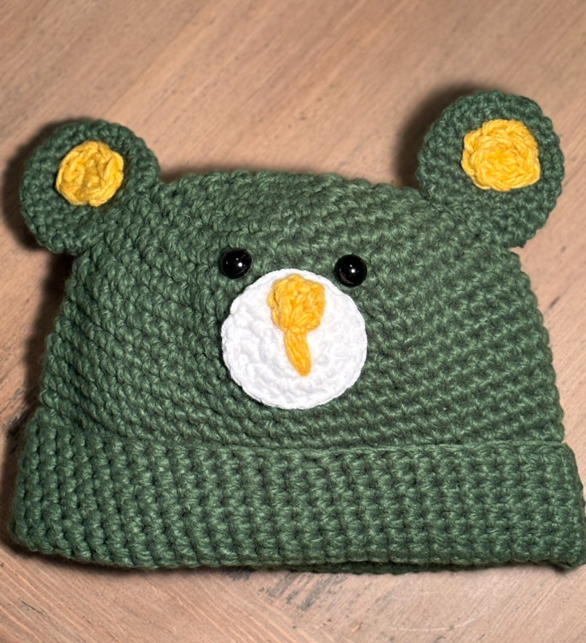 Crochet Bear Stocking Hat