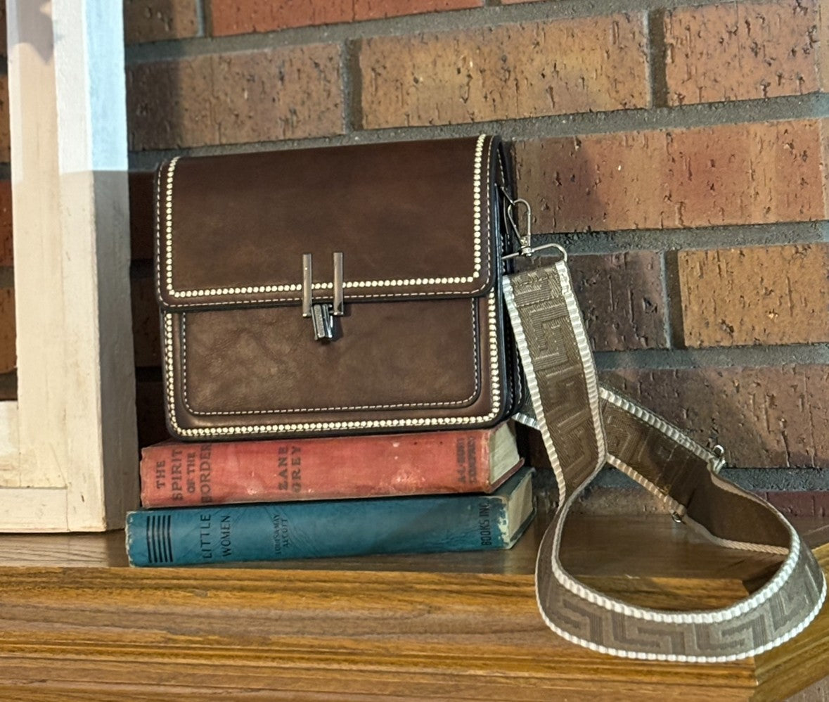 Leather Look Crossbody