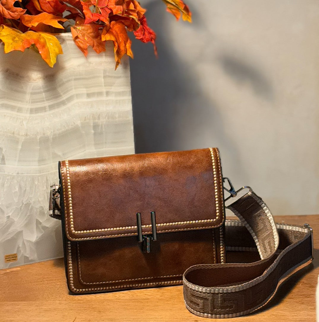 Leather Look Crossbody
