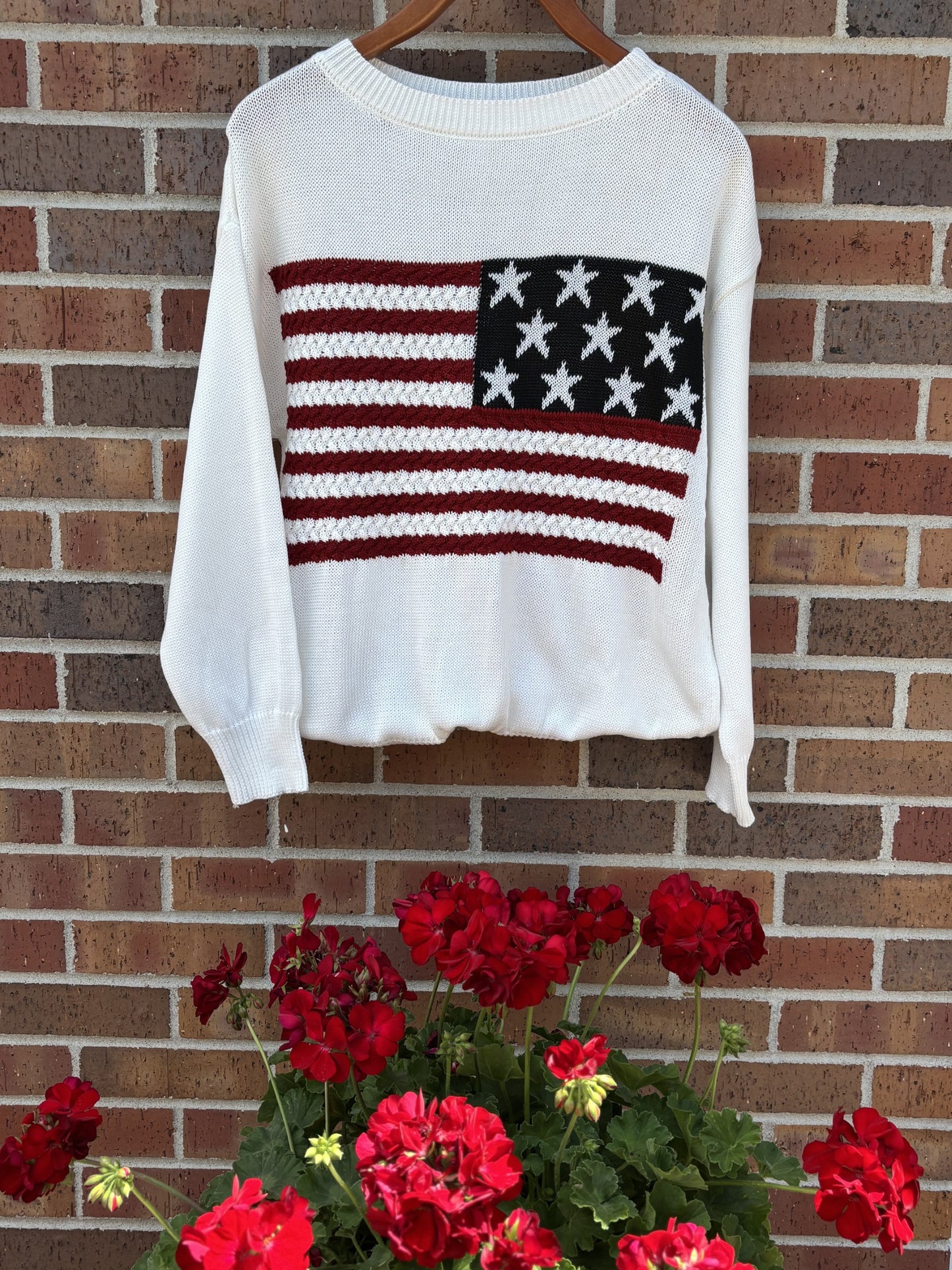 American Flag Sweater