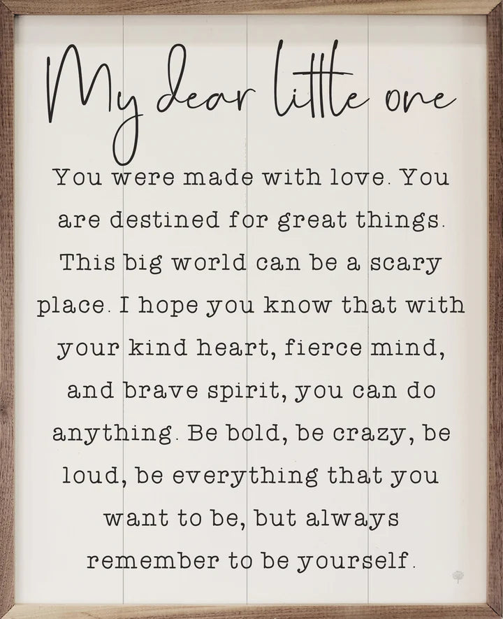 My Dear Little One