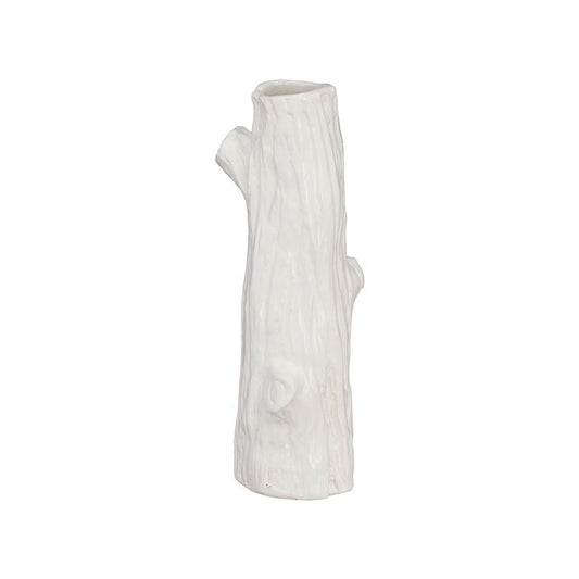 White Tree Trunk Vase