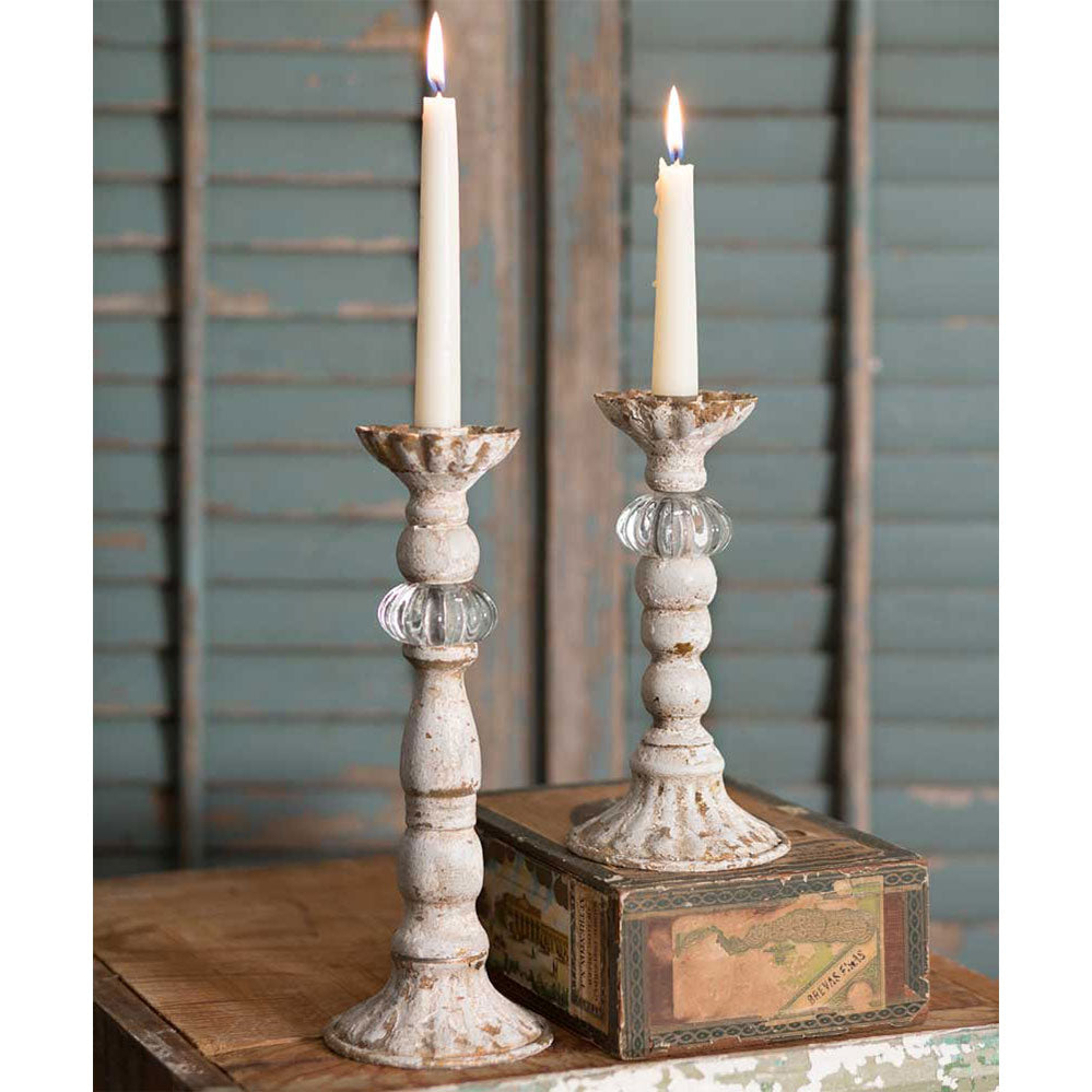 Set of Two Taper Candle Holders