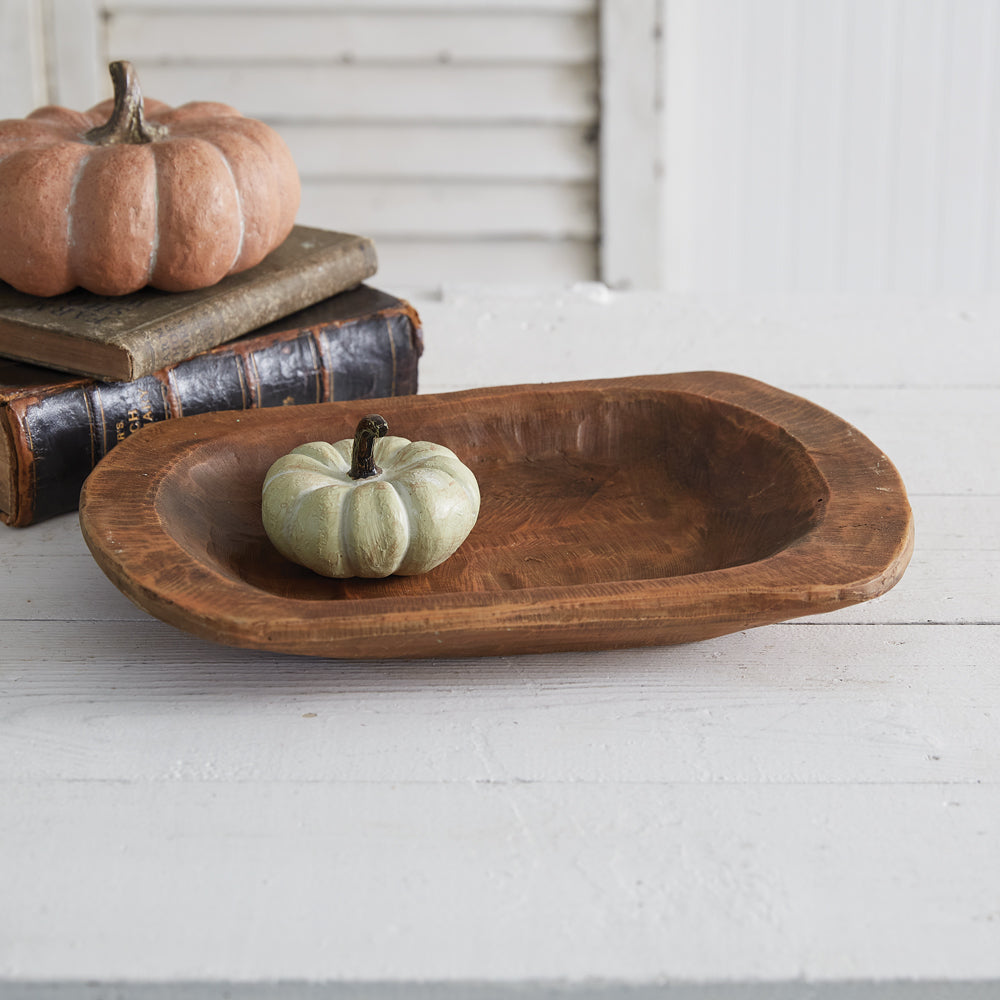 Wooden Dough Bowl