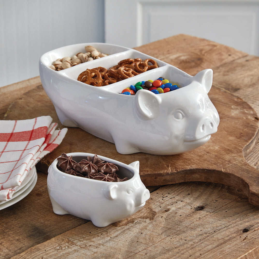 Pig Divided Bowl