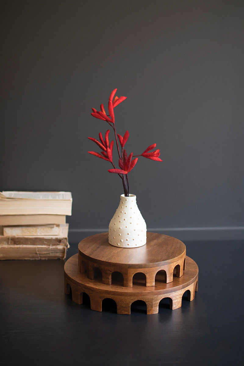 Set of Two Wooden Risers