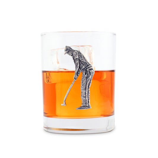 Golf Doubled Old Fashion Glass