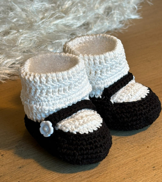 Crochet Mary Jane Booties