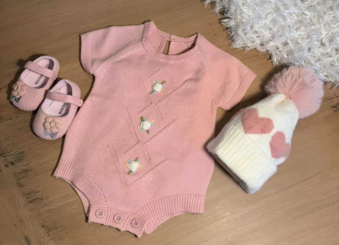 Baby Girl Gift Box/Knit Onesie