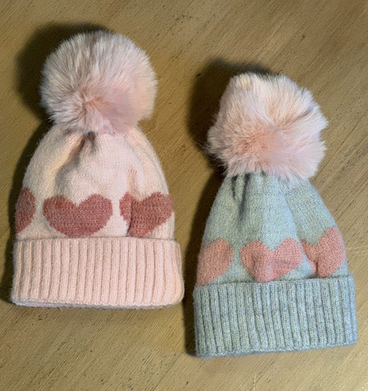 Baby Heart Stocking Hat