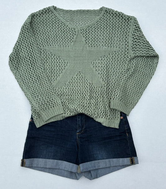 Open Weave Summer Sweater