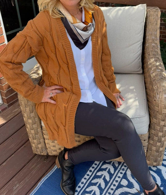Cable Design Cardigan